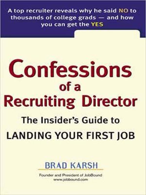 cover image of Confessions of a Recruiting Director